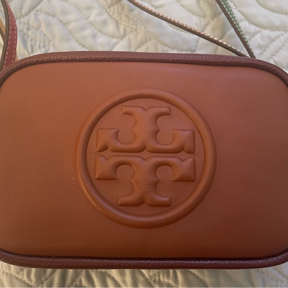 New Tory Burch Perry Bombe double strap mini crossbody - Picture 13 of 16